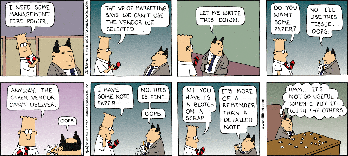 Dilbert Cartoon